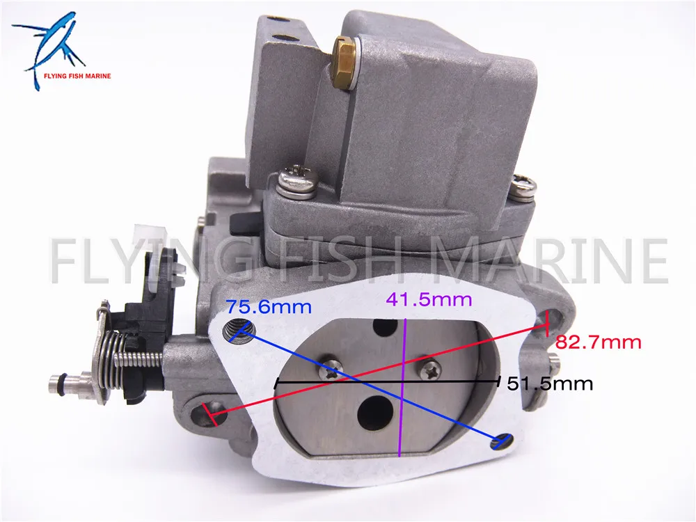 Подвесной Двигатель КАРБЮРАТОР Assy 66T 14301 02 00 03 для Yamaha Enduro E40X 40HP 2 тактный