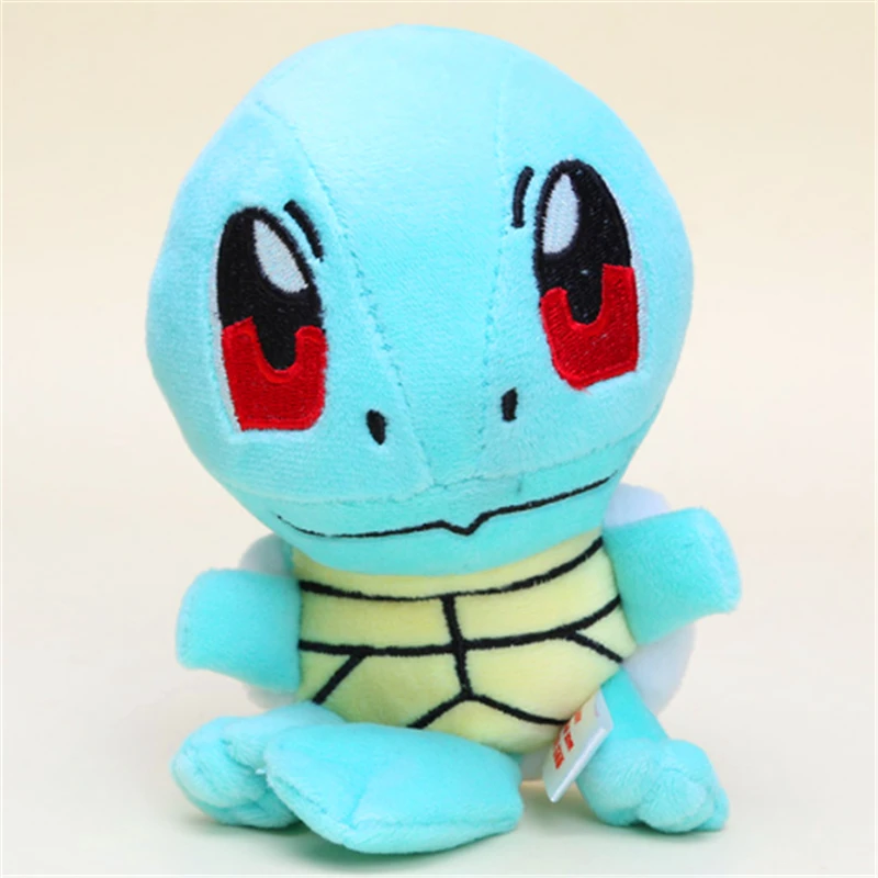 15-20cm Mini Anime Doll Poliwag Bulbasaur Charmander Lapras Snorlax Stuffed Peluche Plush Toy Christmas Gift for Children