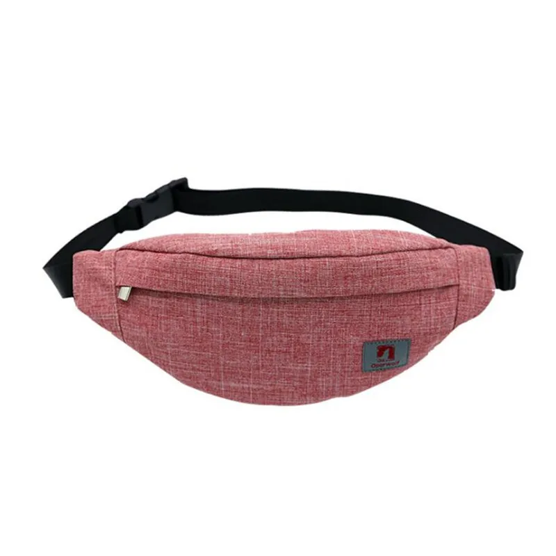 

Fashion Pockets Simple Sports Waist Bag Outdoor Multi-Function Wear-Resistant Waterproof Men And Women Printing Diagonal Package