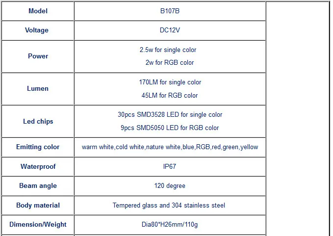 DC12V 2,5 Вт Светодиодный светильник для лестниц IP67 SMD3528 светодиодный освещение для патио садовые Торшеры для украшения и освещения