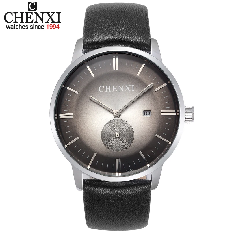 

Fashion Dynamic 3 Kinds Dial Colors Choose From Casual Creative Male WristWatch Leather strap quartz-watch Men Calendar Watches