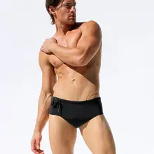 Мужские плавки с низкой талией шорты узкие белые плавки Плавки быстросохнущие сексуальные купальники бикини