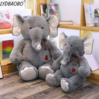 

1pc Cute Long Nose Elephant Stuffed Plush Doll Infant Sleeping Toy Kids Cartoon Animals Elephant Soft Pillow Baby Birthday Gifts