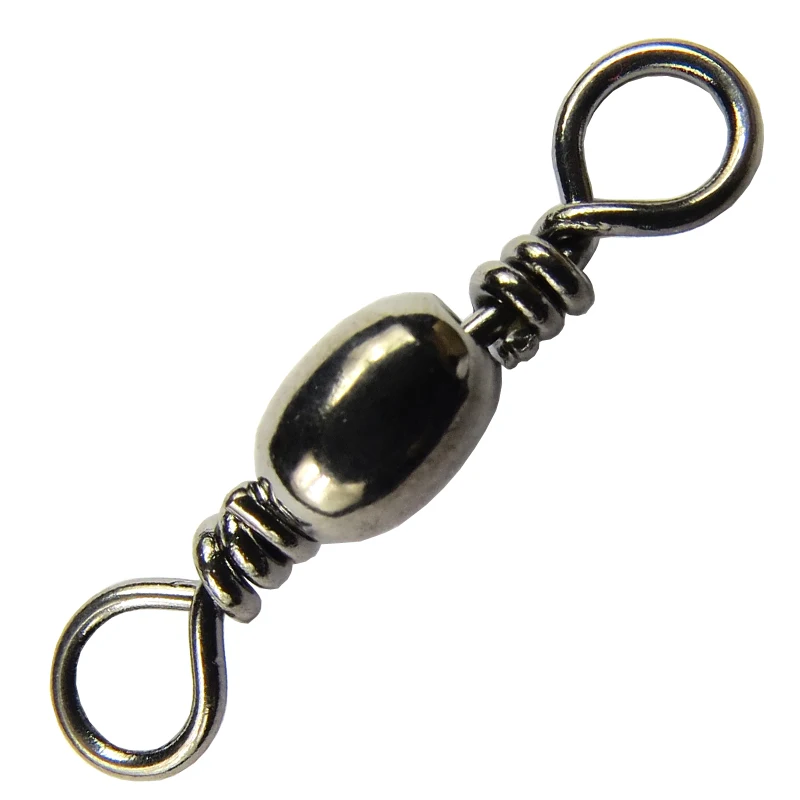 INFOF 200pcs/lot Fishing swivels Barrel swivels bass fishing tackle sea