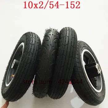 

54-152/10x2 tyre 10x2.0tire inner tube with 10''alloy rim hub for Electric balance car,baby stroller 10x2Electric scooter wheel