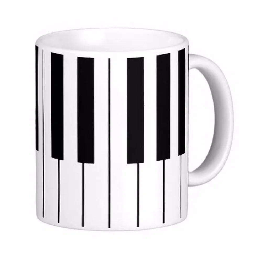 Music Themed Piano Keys Clic White Coffee Mugs Tea Mug Customize Music Themed Piano Keys Clic White Coffee Mugs Tea Mug Customize Gift By Lvsure Ceramic Travel In From Home Garden On