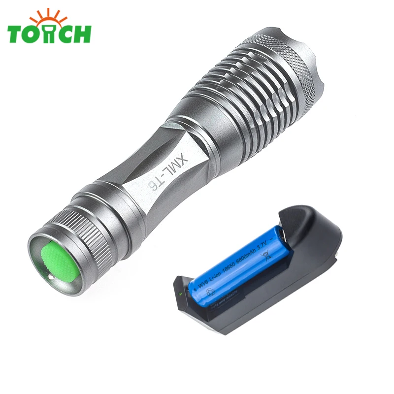 Long Distance Searchlight Telescopic font b El b font Feneri xml T6 font b Led b