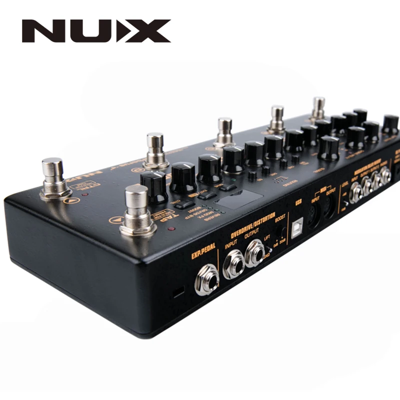 Педаль для создания гитарных эффектов NUX Cerberus с задержкой перегруз искажение