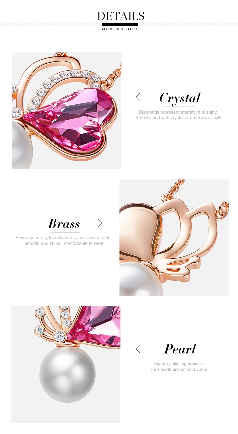 butterfly necklace earring set (5)