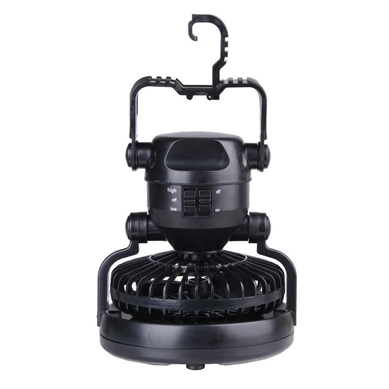 

Portable Camping Light 2 in 1 LED Ceiling Fan with Emergency Light Flashlight Outdoor Survival Lamp QJ888