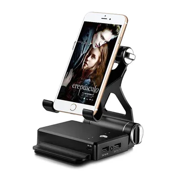 

10400mAh Power Bank Foldable Phone Holder Mount Charger Stand External Battery Power