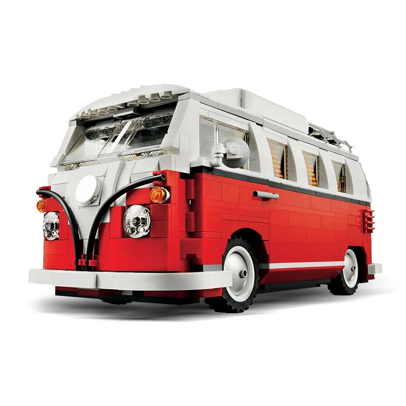 Светодиодная лампа 21001 lepining Technic Серия Volkswagen T1 playmobil оригинальный Кемпер Ван 21047