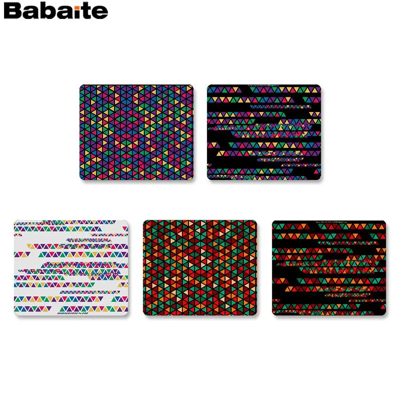 Babaite крутой новый цветной геометрический красивый коврик для мышки в стиле аниме