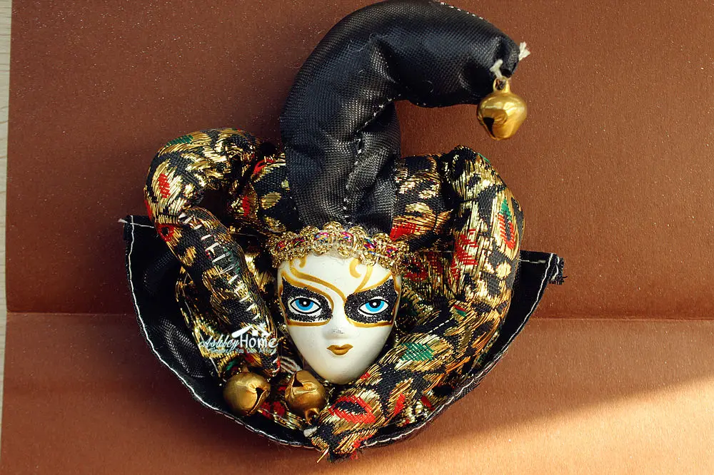 

Italy Carnival of Venice Mask Tourist Travel Souvenir 3D Decorative Fridge Magnet Craft GIFT IDEA