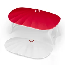 SUNmini мини-лампа с USB 6 Вт УФ светодиодный светильник для ногтей Сушилка для ногтей зубчатые раковины складной низкий нагрев 30 s Fase сухой маникюр ногтей