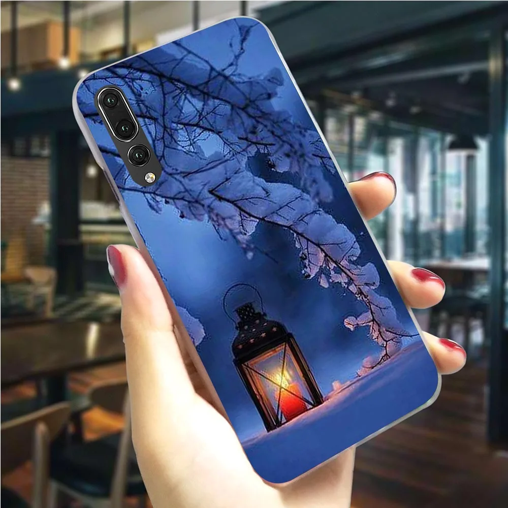 

Landscape Winter Light Snow Phone Case For Huawei Honor 7X Cover 6A 7A Pro 7C 8C/8 9 10 Lite Play Y6/Y6 Y7 Prime Y9 Nova 3/3i/4
