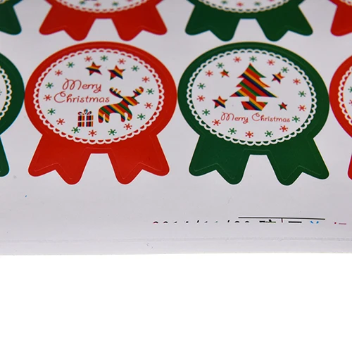 24 шт/48 шт DIY Скрапбукинг крафт-стикер печенье торт подарок печать стикер рождественский ярлык Подарочная посылка уплотнительная бумага стикер s