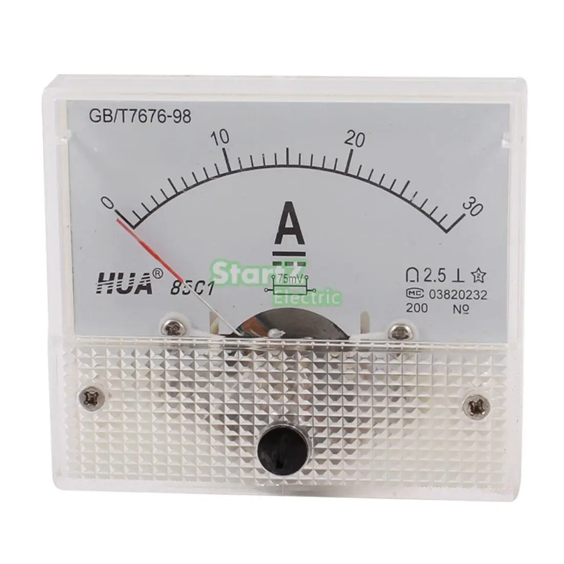 Buy DC Analog Meter Panel 30A AMP Current Ammeters