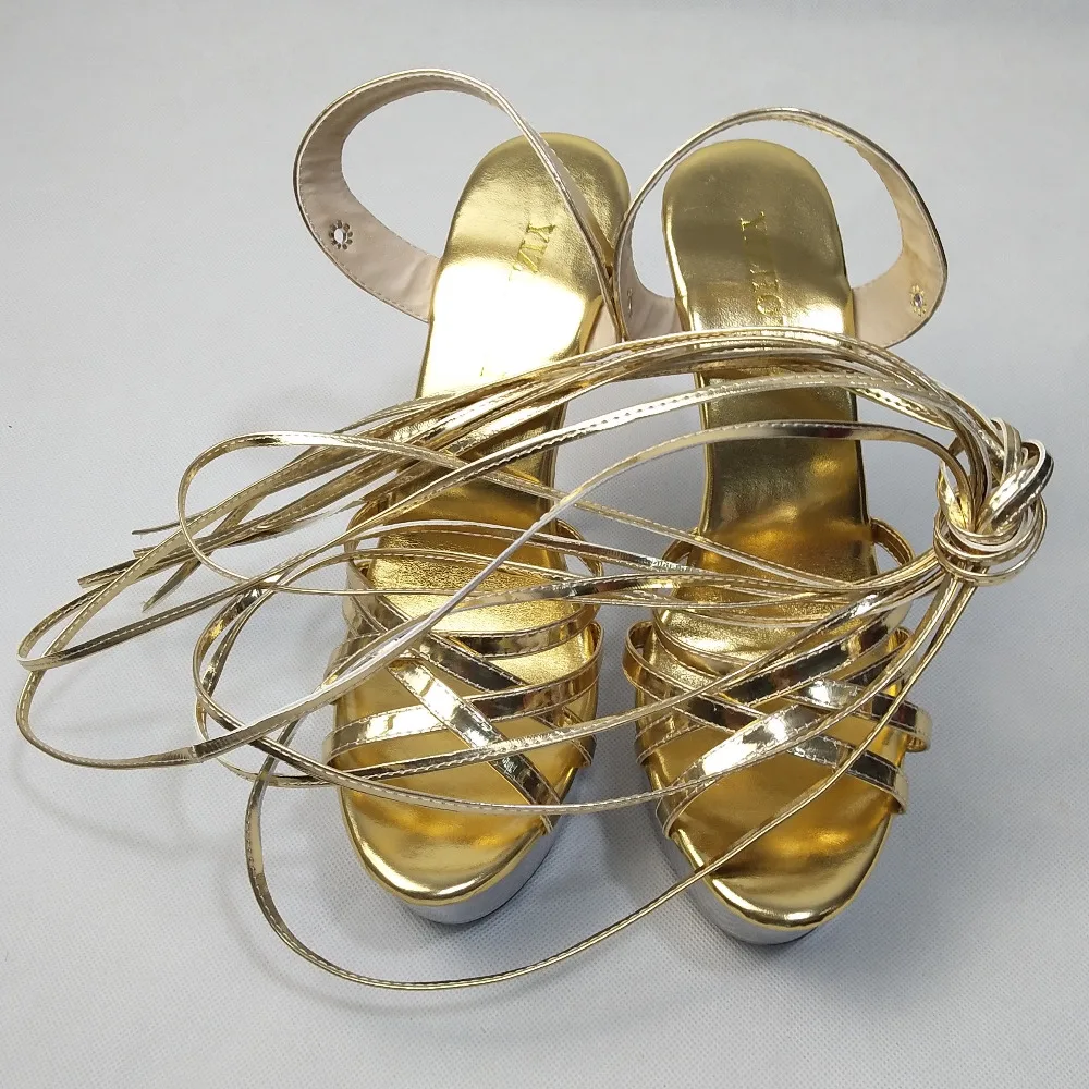 oro Plataforma Zapatos 6 Cristal Pulgadas Sexy Cm Verano Correa Mujeres Delgados plata Sandalias Alto Tacones blanco 15 De Negro Tacón Cruz Las BXHP5Twqw