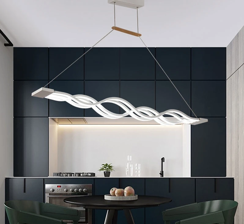 Новый горячий подвесной светильник современный светодиодный Люстра для гостиной, столовой, кухни, светодиодный потолочный светильник