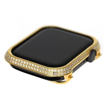 For Apple Watch Series 4 iWatch Luxury Watch Case Hand Made By Crystal Diamond Shell Protect Cover For Apple Watch Series 1 2 3