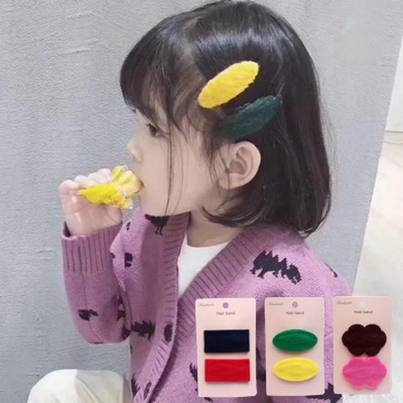 

1Set Cute Children's Hair Clips Kids Claw Hairclip Hairpins For Girls pinches Hair Accessories haarklem barette cheveux fille