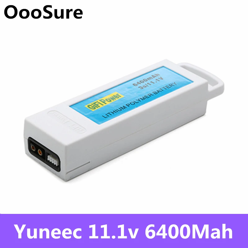 

11.1V 6400mAh 3S Upgarded lipo Lithium RC Battery Rechargeable Battery For Yuneec Q500 Q500 RC Quadcopter