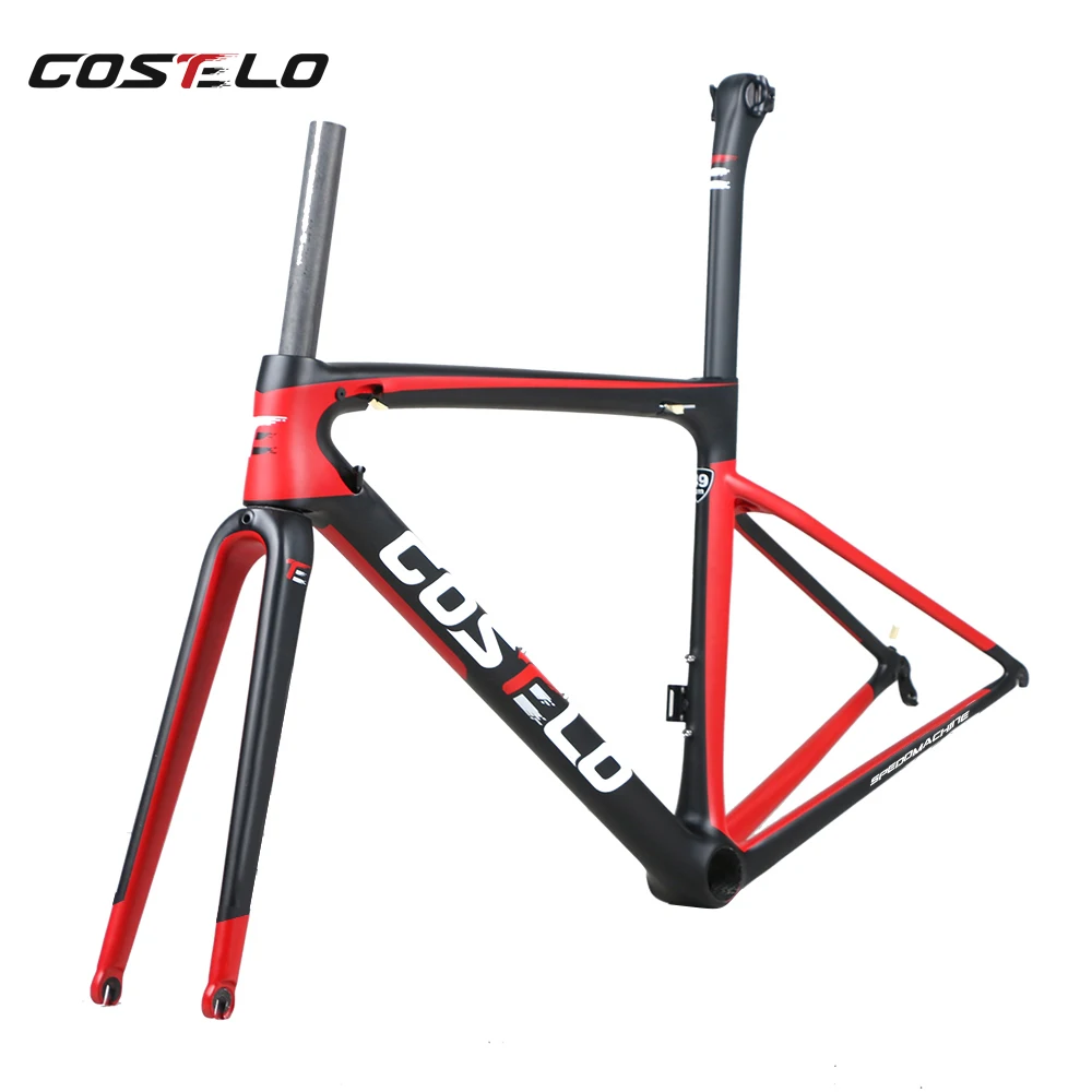 Excellent 2018 Costelo Speedmachine 3.0 ultra light 790g DISC carbon fiber road bike cycling frame bicycle bicicleta frame cheap frameset 1