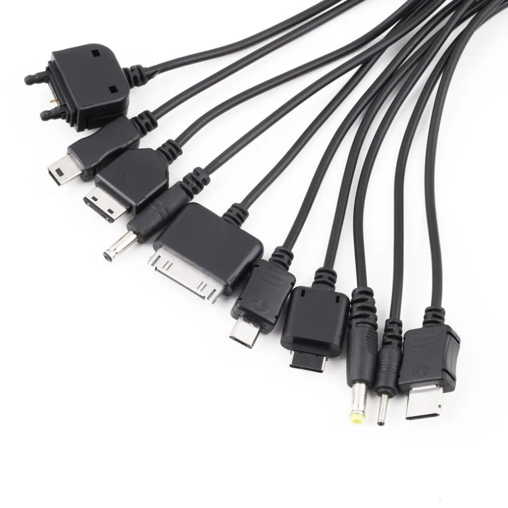 

Promotion 10 in 1 Universal USB Multi Charger Retractable Design Phone Cable For Various Cellphone Charging Cable Cord