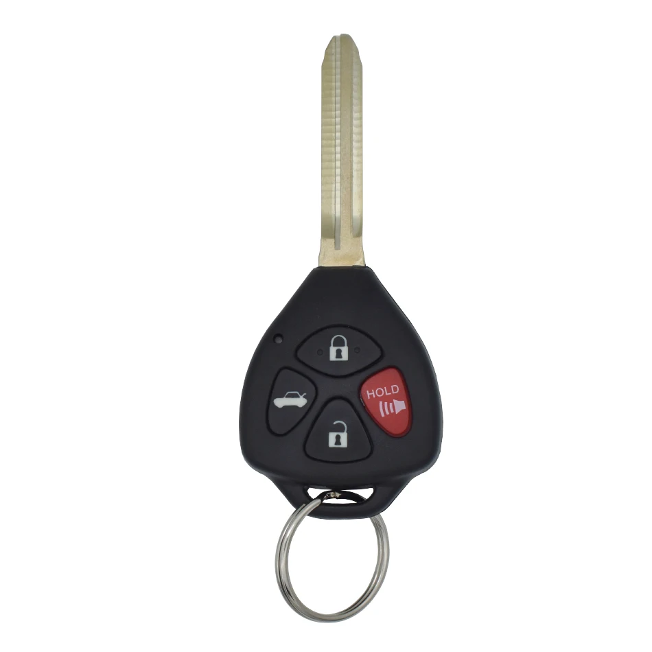 DJBFANDEA 3 кнопки/4 кнопки Автомобильный Дистанционный ключ для Toyota Camry, Avalon, Corolla Matrix RAV4 Venza Yaris HyQ12BBY 314,4 МГц ID67 чип - Количество кнопок: 4 Кнопки