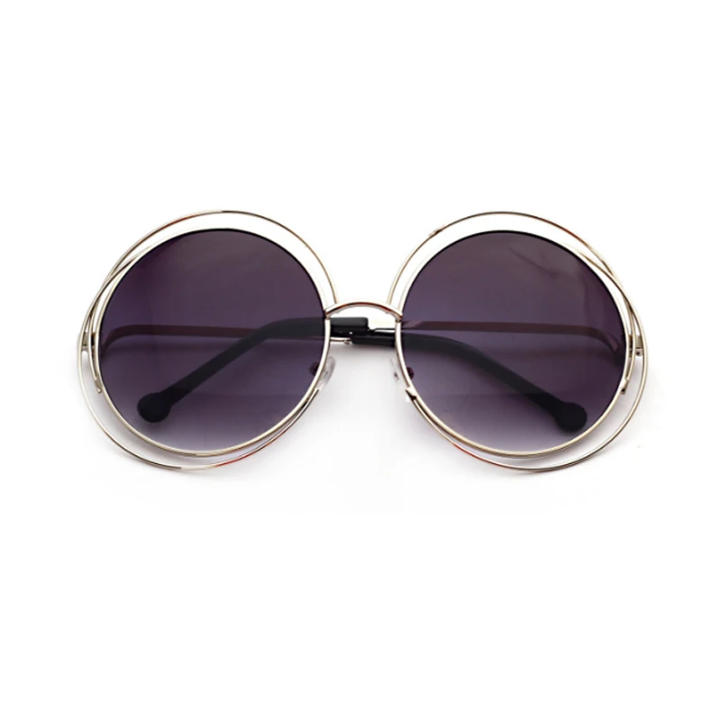 SIMPRECT, негабаритные солнцезащитные очки для женщин,, круглые солнцезащитные очки, Ретро стиль, роскошные зеркальные солнцезащитные очки, оттенки для женщин, большие Zonnebril Dames - Цвет линз: 5