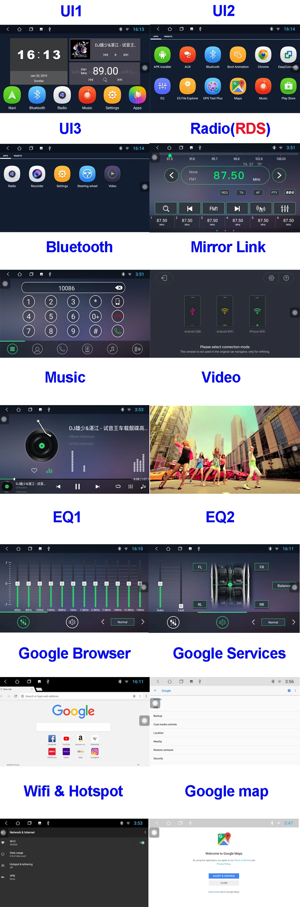 Clearance IDOICT Android 8.1 IPS 2G+32G  Car DVD Player GPS Navigation Multimedia For peugeot 301  Citroen Elysee Radio 2013-2016 1