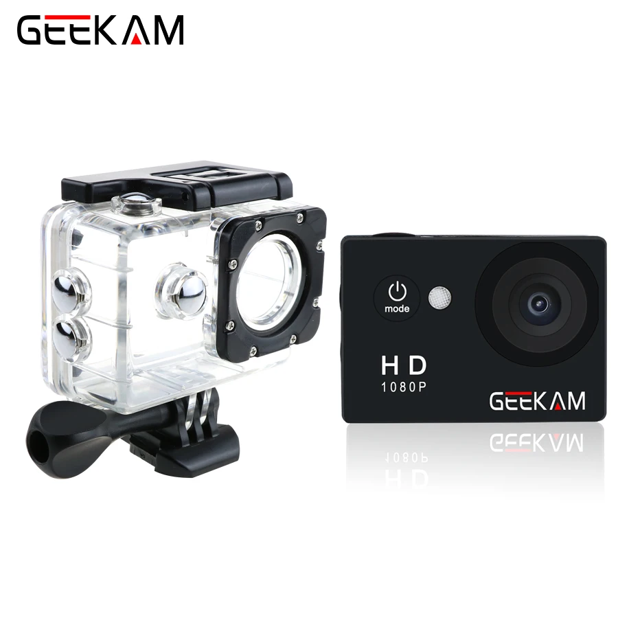 Оригинальная Экшн камера GEEKAM A9 1080P15fps 720P HD для спорта на открытом воздухе pro