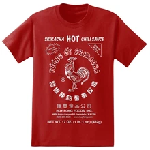 Sriracha Hot Chili Sauce Irwindale Красная мужская и футболка Новая мужская летняя с круглым вырезом Мужская футболка базовые Топы