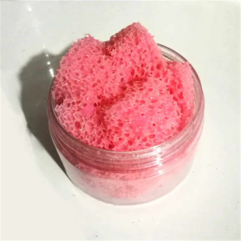 Моделирующая глина медленный отскок сотовая декомпрессия DIY Poke Mud хлопок слизи Шарм Супер светильник - Цвет: Pink