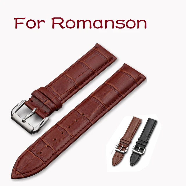 Romanson watch best sale strap