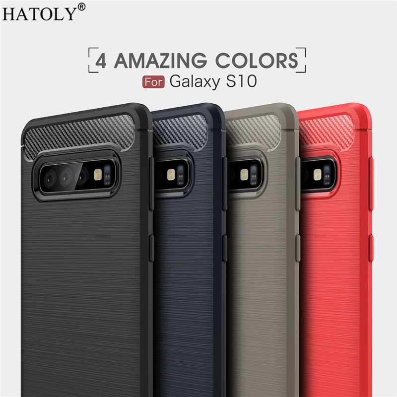

For Samsung Galaxy S10 Case Business Style Soft Silicone Rubber Phone Case for Samsung Galaxy S10 Cover for Samsung Galaxy S10
