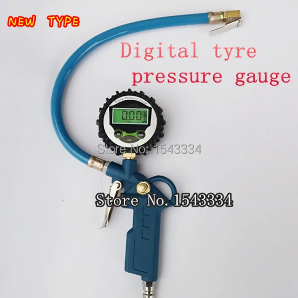 Free shipping Digital tyre pressure gauge with LED light,tire pressure