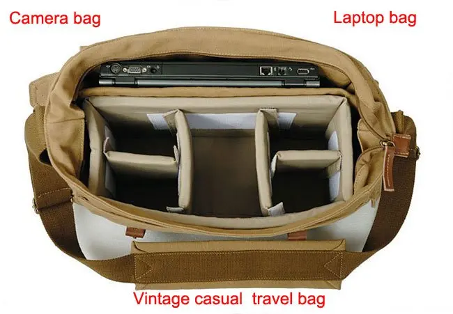 EMS Free Shipping,Canvas Camera Bag Shoulder Case,Retro 14