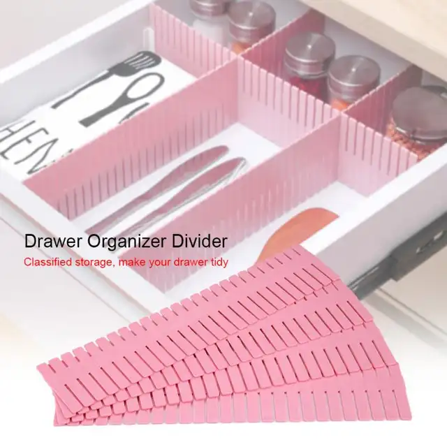 4 Pcs Lot Diy Household Drawer Storage Clapboard Adjustable Drawer