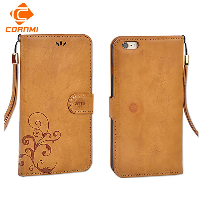 

CORNMI Flip Leather Case For iPhone 6 6S 5 5S Cover Leather Luxury Flip Mobile Phone Wallet Case For Phone 6S Cases