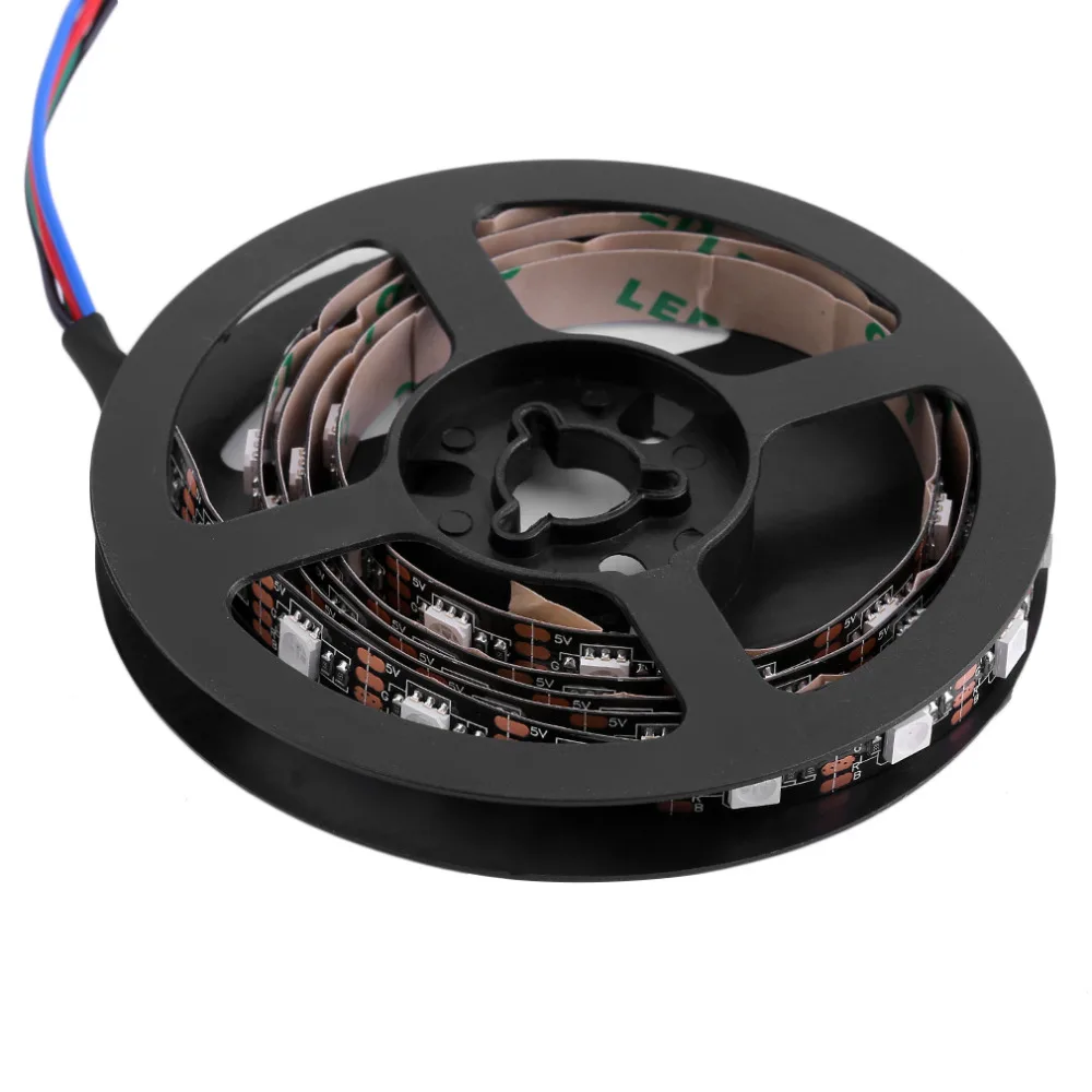 ICOCO Новый 1 м/2 м/3 м/4 м низкое энергопотребление 5050 RGB USB Светодиодная лента