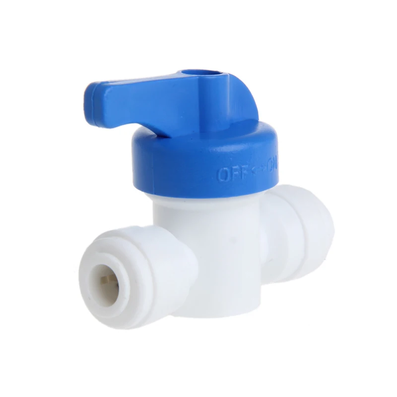 Шаровой клапан 6 мм 1/" труба OD порт пластиковая система воды петля соединитель и Прямая поставка