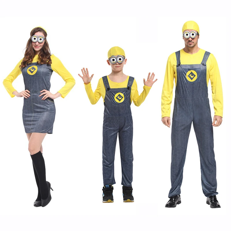 OHCOS Full Set Boys Despicable Me Minion Movie Cosplay