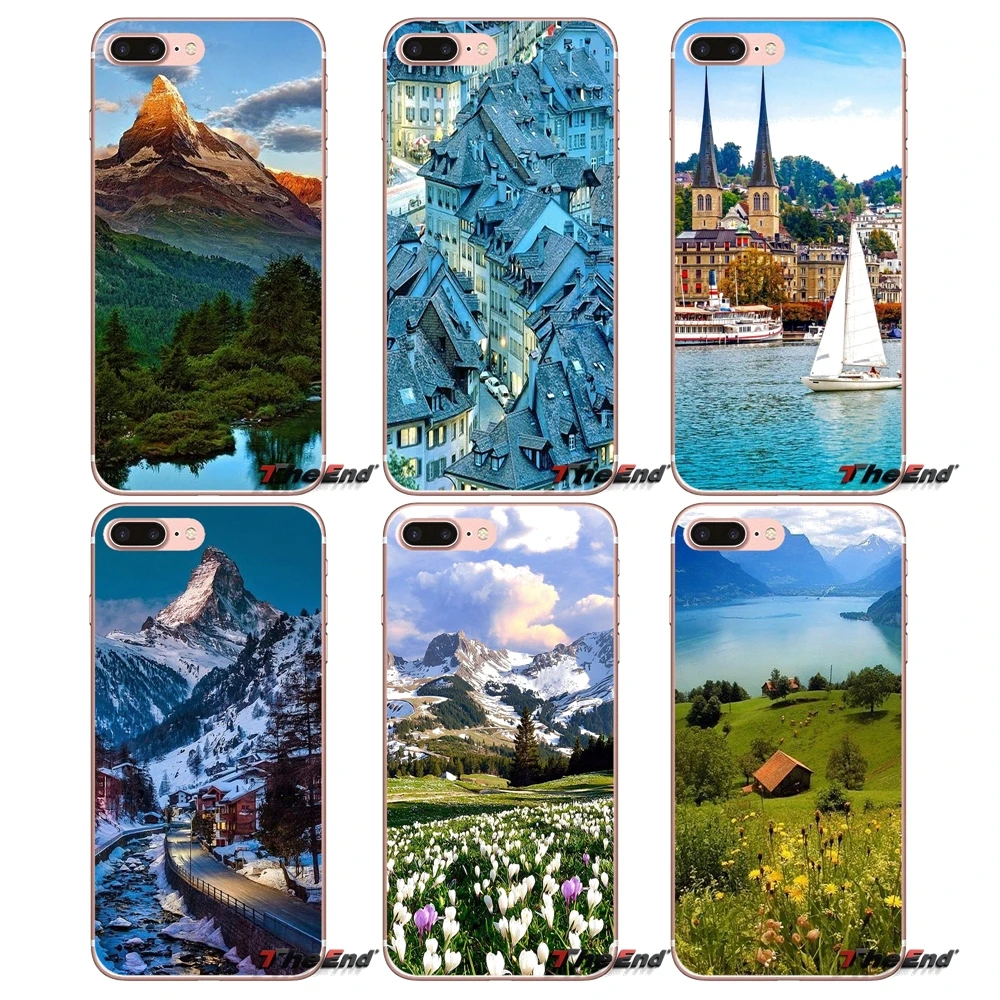 Для Samsung Galaxy S3 S4 S5 MINI S6 S7 edge S8 Plus Note 2 3 4 5 Grand Core Prime Top Places To Travel In Switzerland Case|for samsung galaxy|core