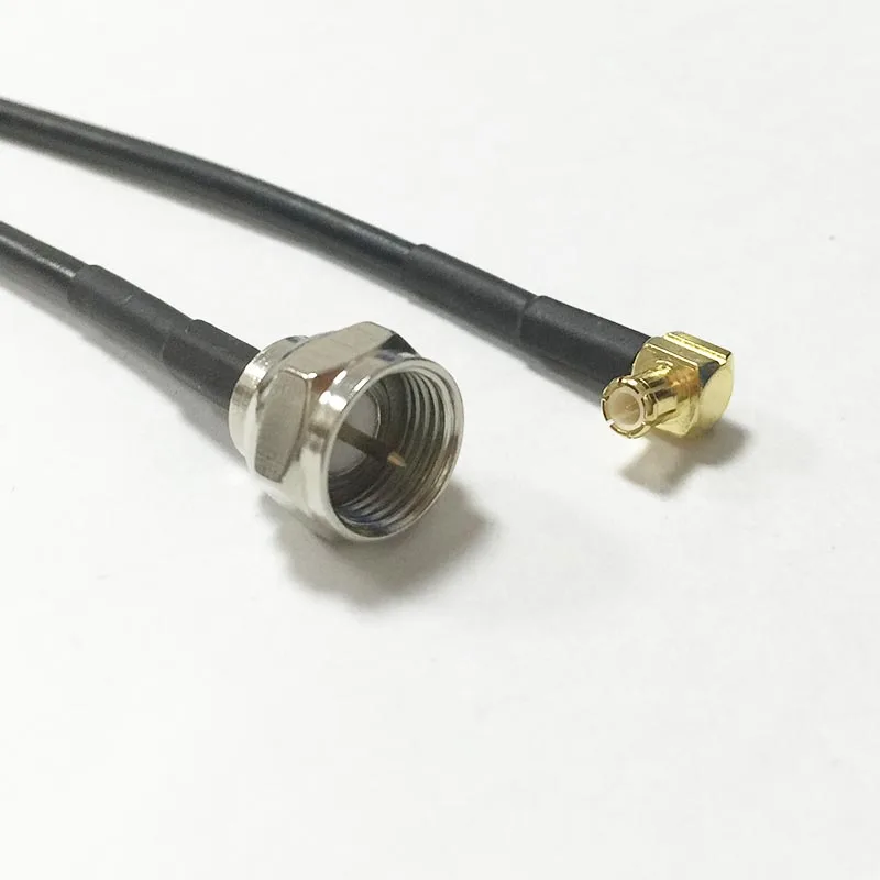 Новый F штекер к MCX Mlale разъем с прямым углом RG174 кабель Pigtail 20 см 8 &quotадаптер|plug