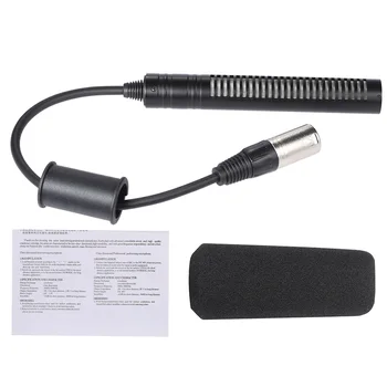 

Photography Camera Mic Stereo Condenser Unidirectional Microphone Mic for Sony Panosonic Camera Camcorders Video Recording Mic