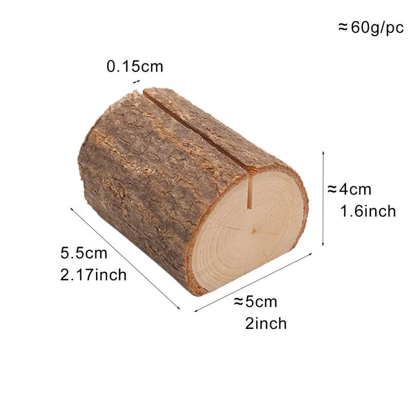 1 шт./лот большой натурального дерева держатель для карт дерева пень Свадебная вечеринка держатель для карт Стенд офисный пропуск держатель