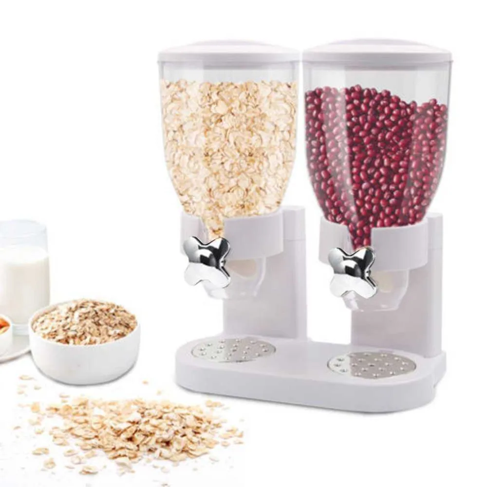 

Multifunctional Pasta Cereal Dry Food Dispenser Storage Container Dispense Household Kitchen Machine Food Storge Bottles
