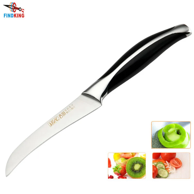 

2015 Brand new paring knives stainless steel top quality 3.9'' inch Bending peeler knife kitchen fruit knife for Carving peeling